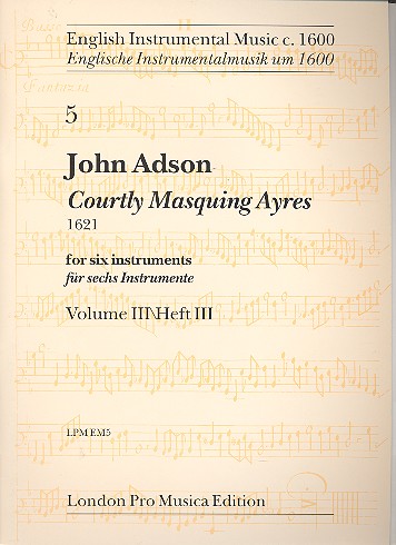 Courtly masquing ayres vol.3
