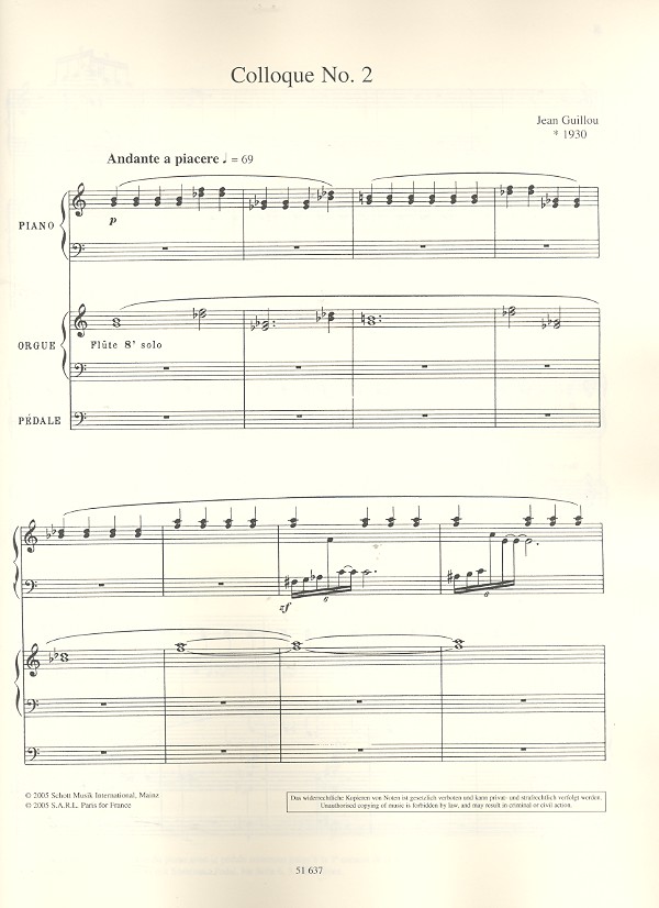 Colloque No.2 op.11 (1964)