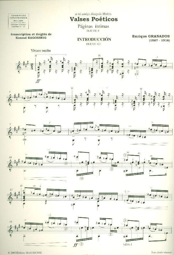 Valses poéticos pour