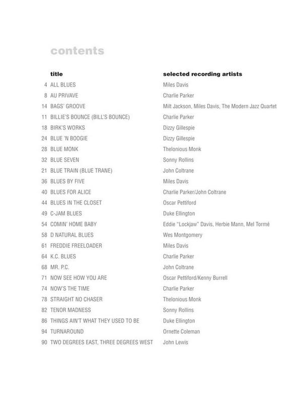 Jazz Blues: 17 classics