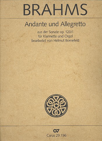Andante und Allegretto aus der Sonate op.120,1