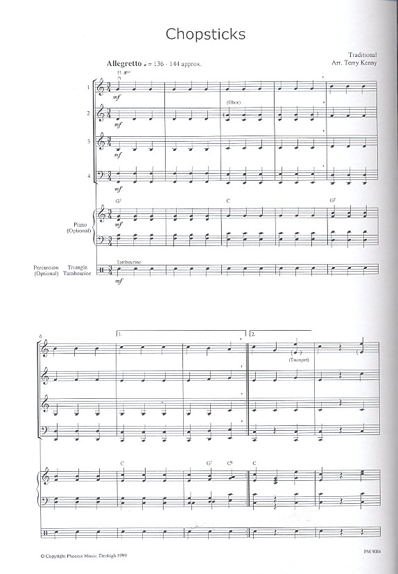 Chopsticks für variable