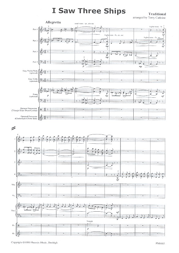 I saw three Ships für variable