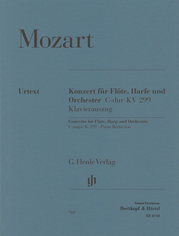 Konzert C-Dur KV299 für Flöte, Harfe und Orchester
