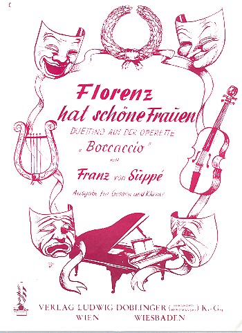Florenz hat schöne Frauen für Sopran, Tenor
