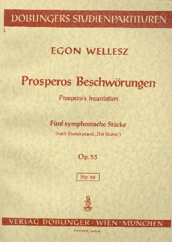 prosperos Beschwörungen op.53 5 symphonische