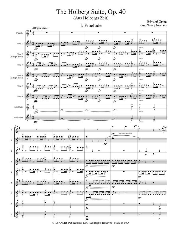 Aus Holbergs Zeit op.40