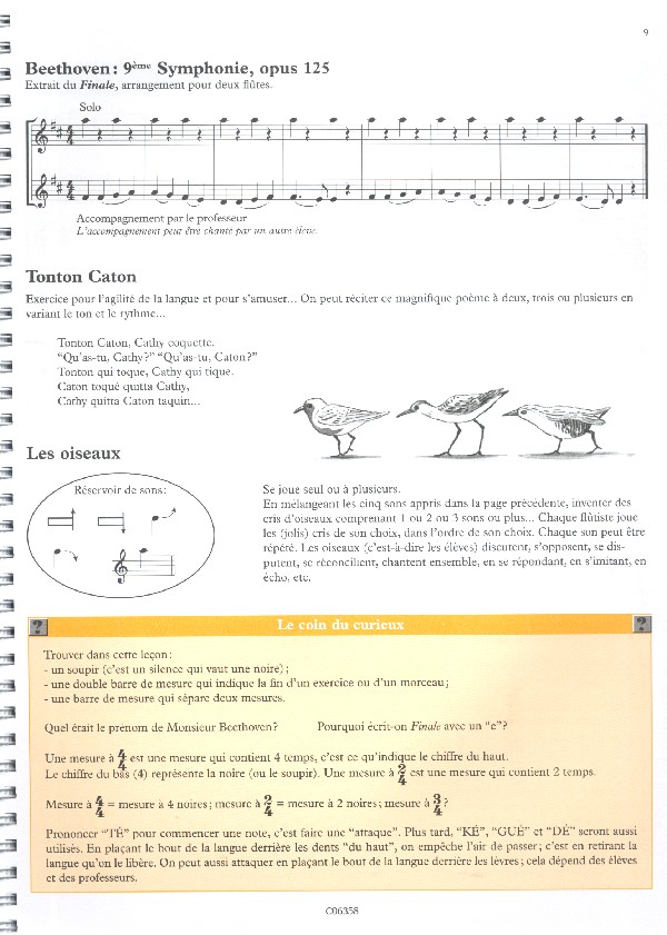 Méthode de flute