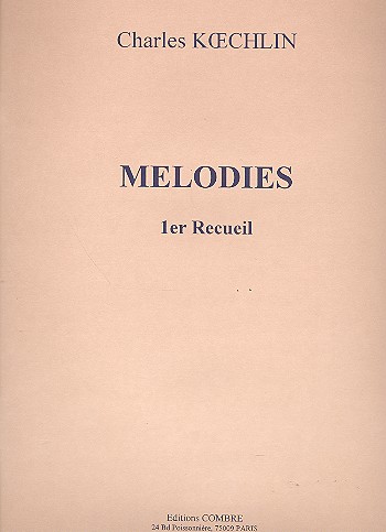 Melodies vol.1 pour voix