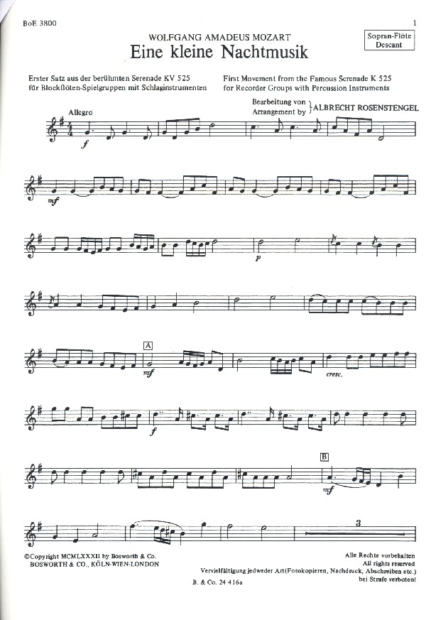 Eine kleine Nachtmusik KV525