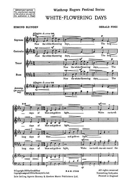 White-Flowering Days op. 37