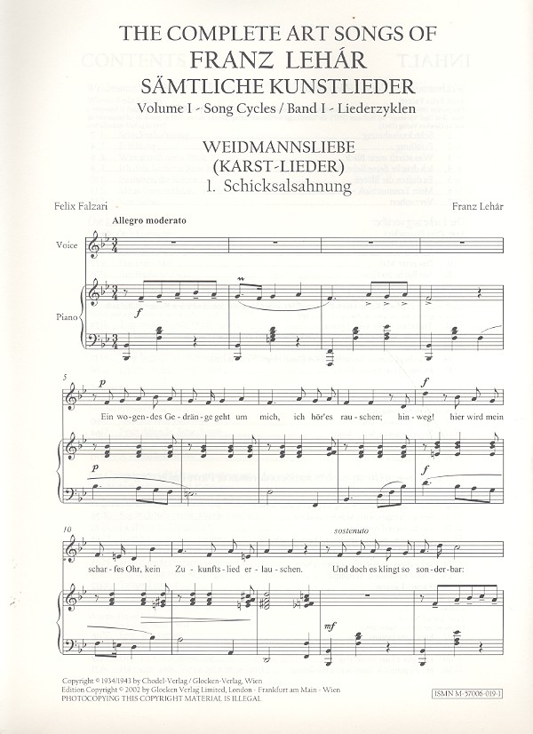 Sämtliche Kunstlieder Band 1