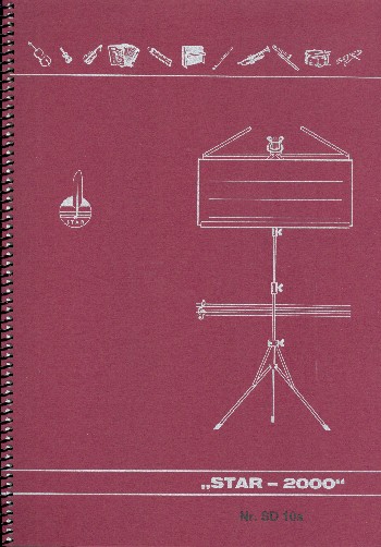 Notenbuch DIN A4 hoch 10 Systeme