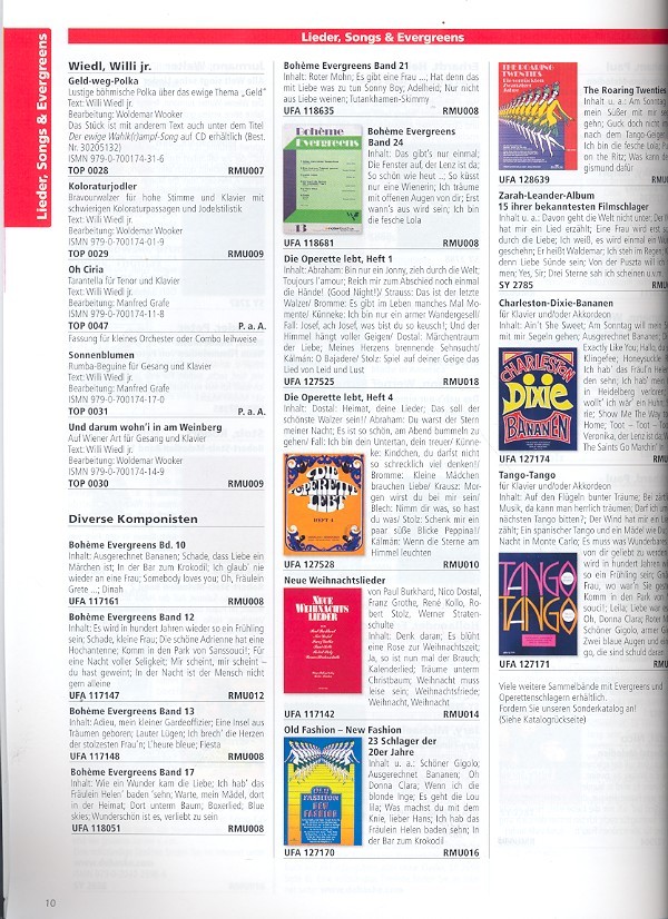 Katalog Ricordi Deutschland 2012/13