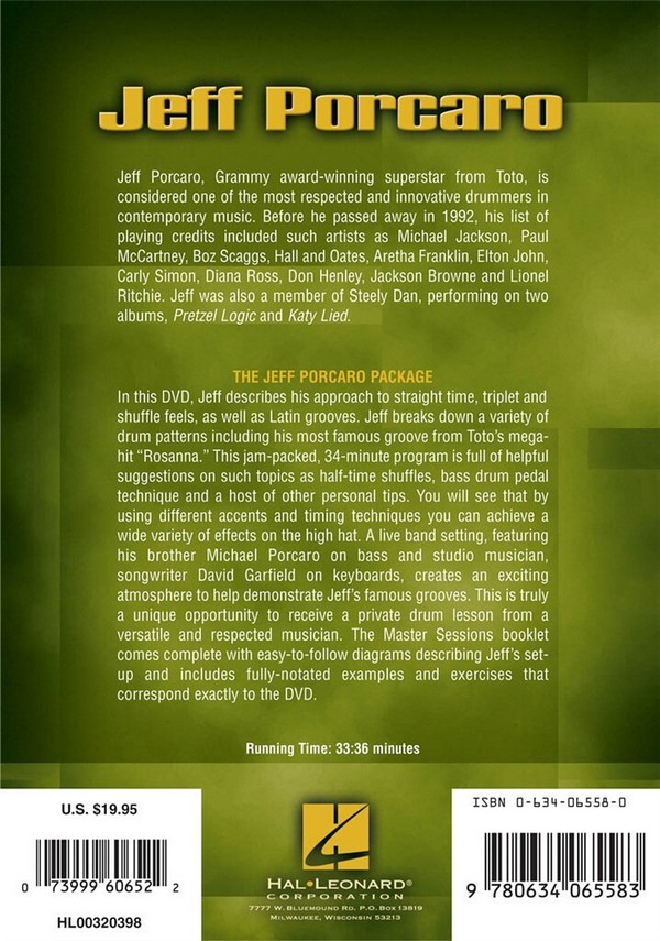 Jeff Porcaro Instructional