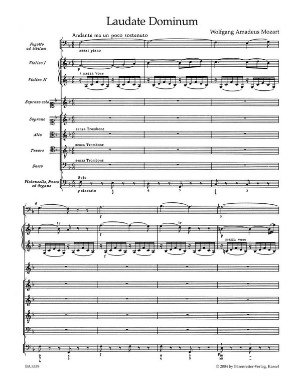 Laudate Dominum KV339 