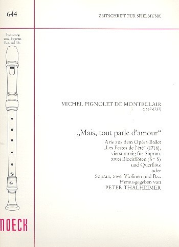Mais tout parle d'amour für Sopran,