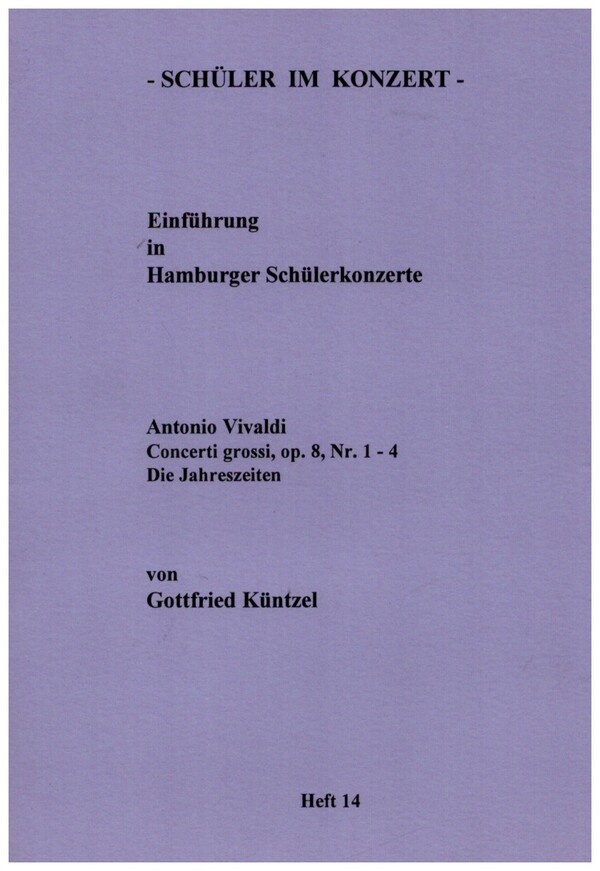 Concerti grossi op.8 Nr.1-4 Einführung