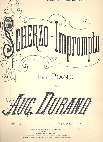 Scherzo impromptu op.87