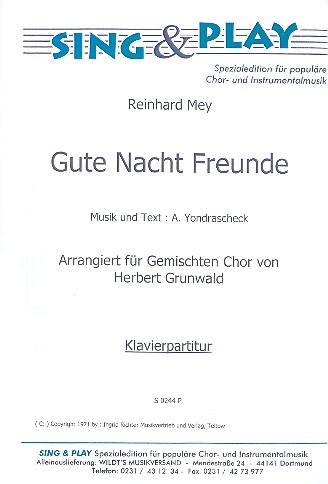 Gute Nacht Freunde