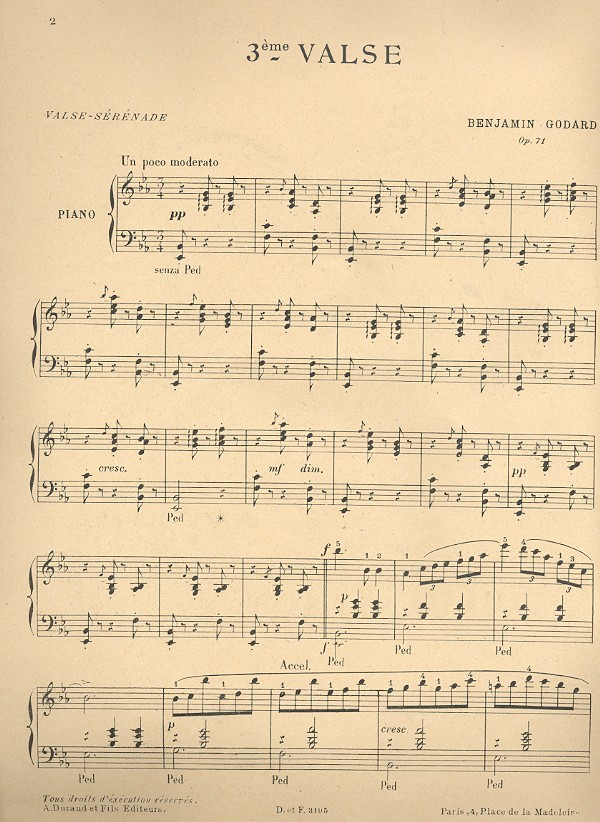 Valse No.3 op.71 