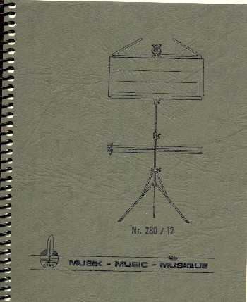 Notenbuch Marsch-Format hoch 12 Systeme 48 Seiten