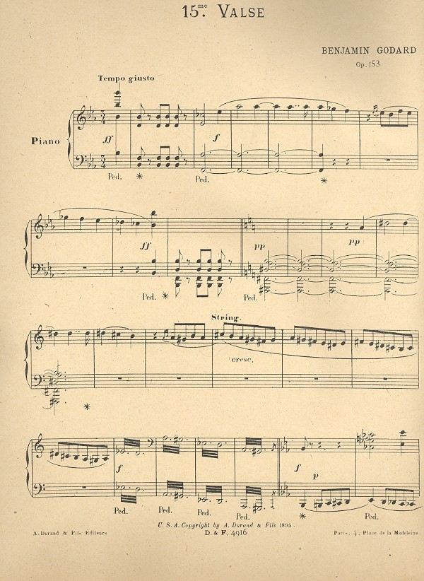 Valse no.15 op.153 