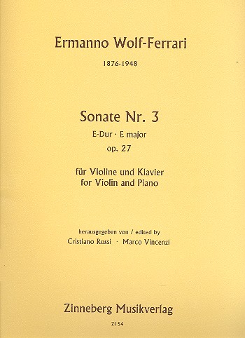 Sonate Nr.3 E-Dur op.27 für Violine