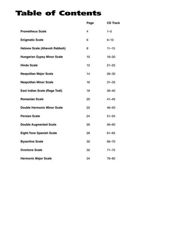 Exotic scales and licks (+CD) - 16 tantalizing scales