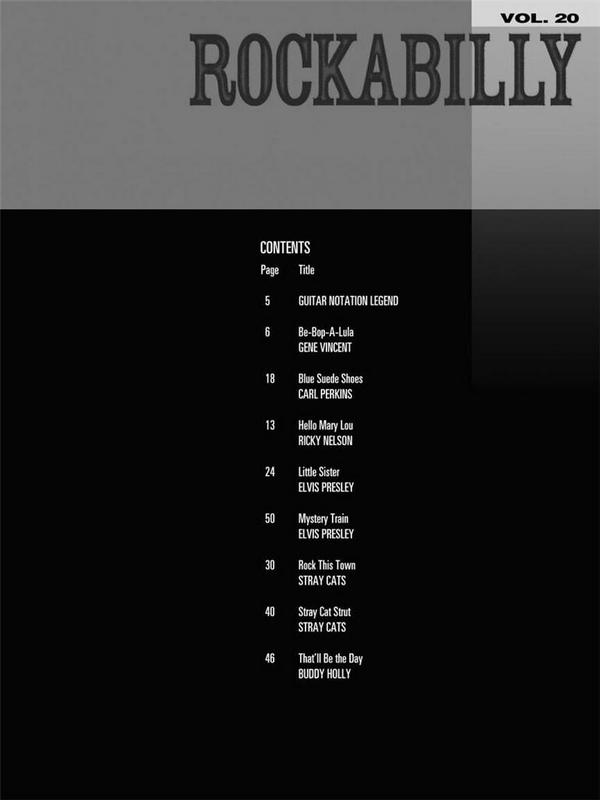 Rockabilly (+CD): guitar playalong vol.20