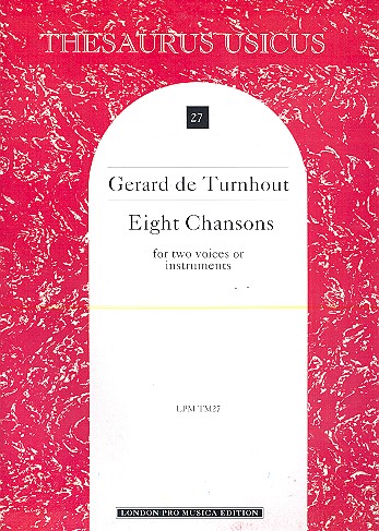 8 chansons for 2 voices