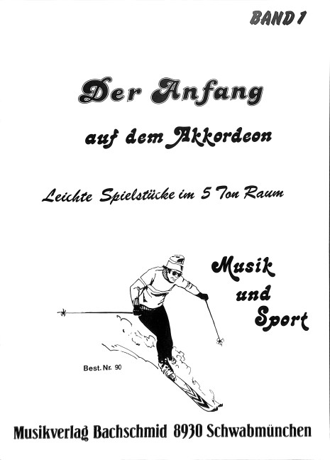 Der Anfang auf dem Akkordeon