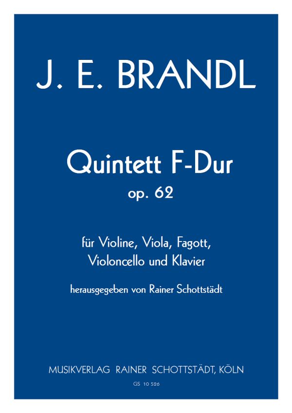 Quintett F-Dur op.62 für