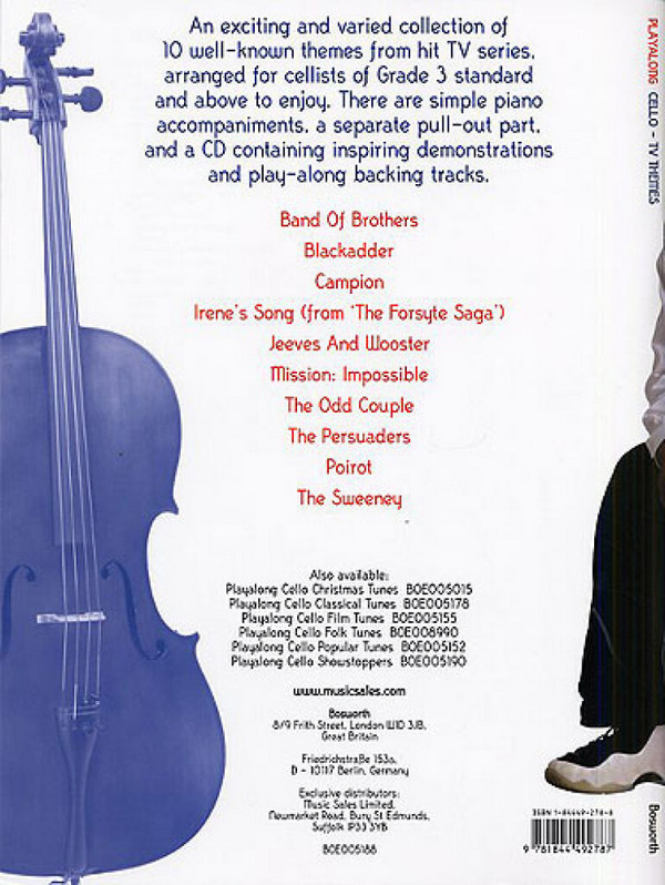 Playalong Cello (+CD) TV Themes