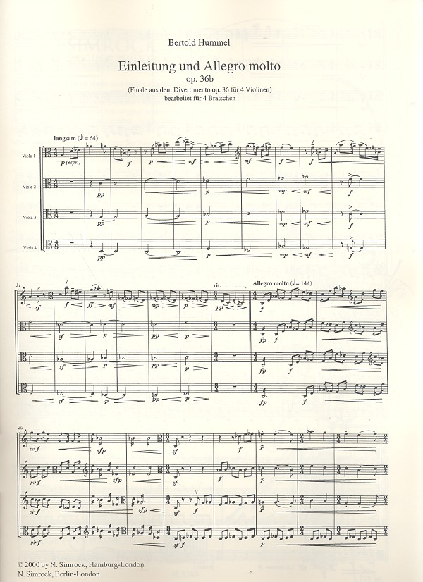 Einleitung und Allegro molto op.36b