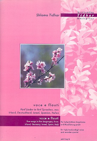 Voce e flauti für Singstimme und 4 Blöckflöten (SATB)