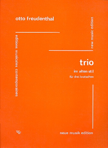 Trio im alten Stil für 3 Violen