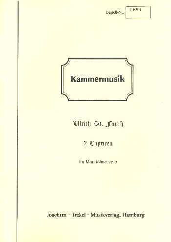 2 Capricen für Mandoline