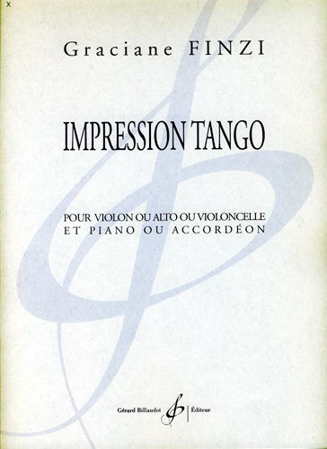 Impression tango pour violon (va,vc) et piano (acc)