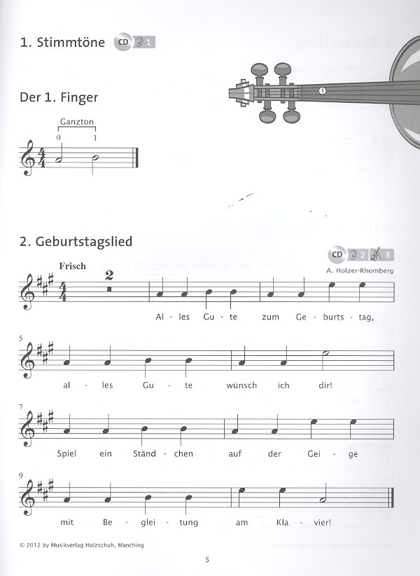 Fiedel-Max Violineschule Band 1 (+Online Audio)