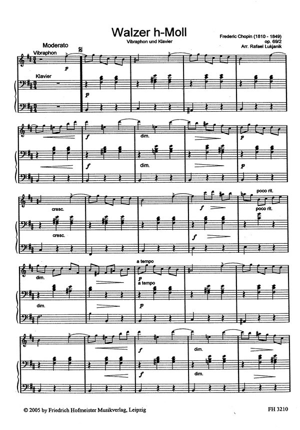Walzer h-Moll op.69,2