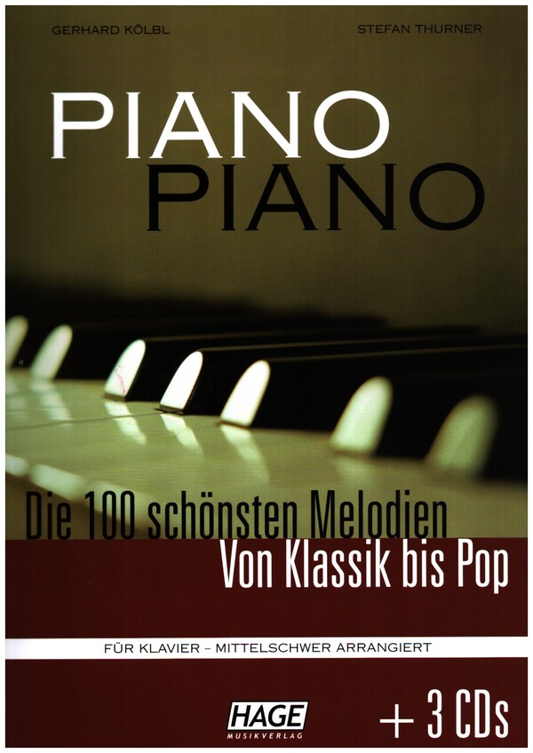 Piano Piano Band 1 mittelschwer (+ 3 CD's )