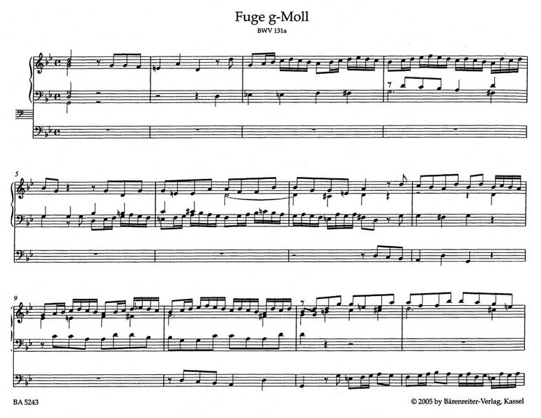 Freie Orgelwerke und Choralpartiten