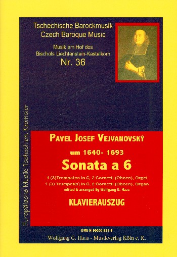 Sonata a 6 für 1 (3) Trompeten in C, 2 Cornetti