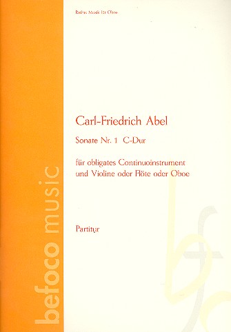 Sonate C-Dur Nr.1 für Oboe (Violine/Flöte)