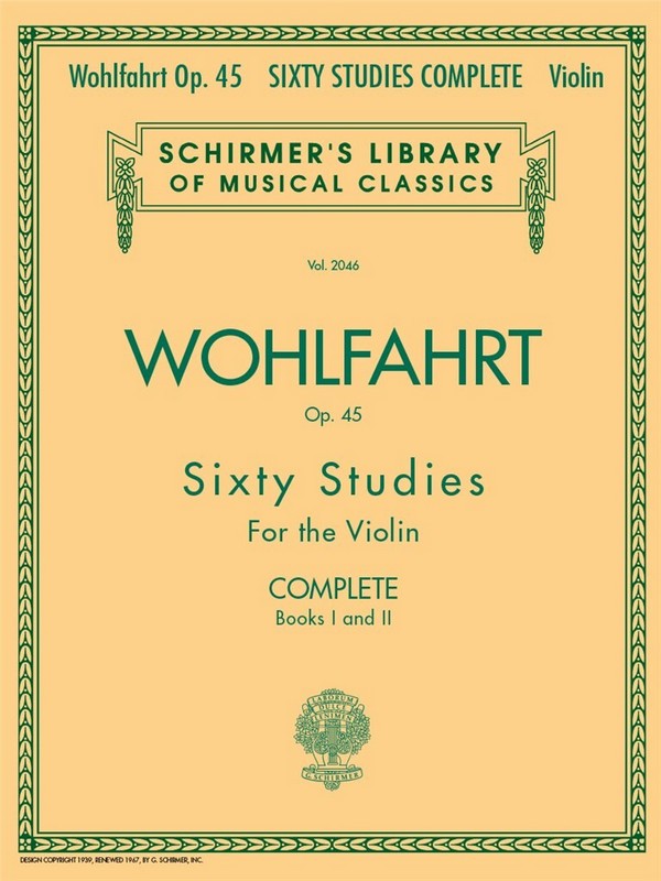 60 studies op.45 for violin