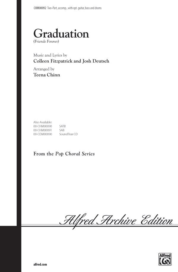 Graduation for 2part chorus and piano