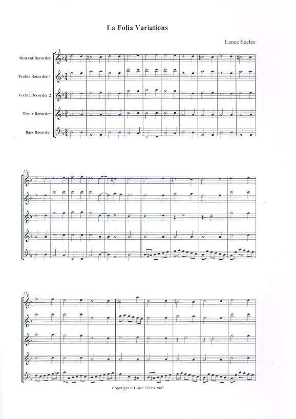 La Folia-Variations