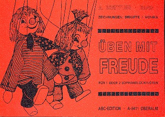 Üben mit Freude Band 1 für 1-2 Sopranblockflöten