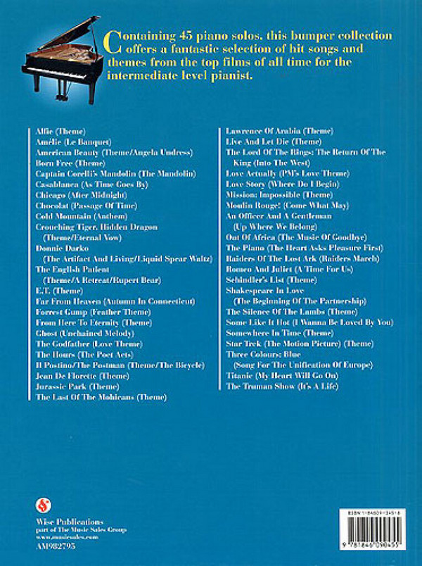 Great piano solos - the film book